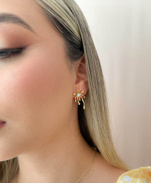 Aretes aqua