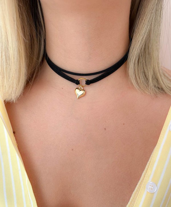 Choker corazón