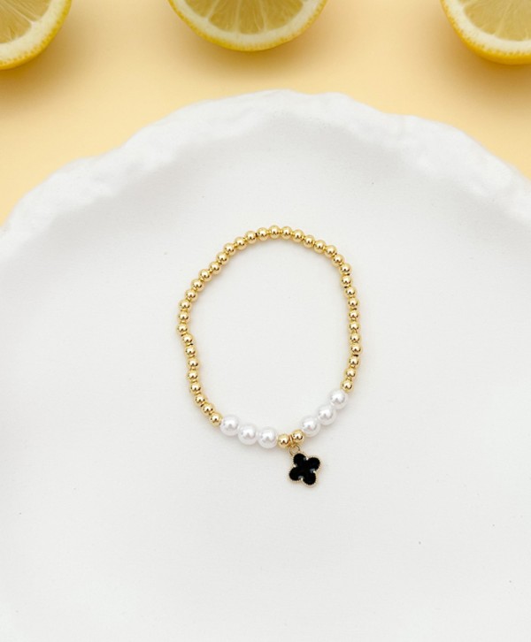 Black clover bracelet