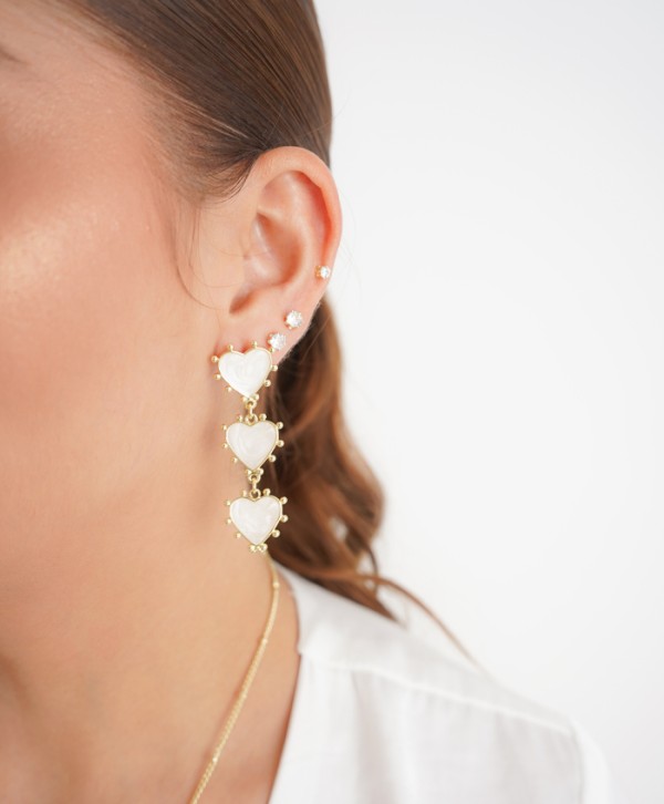 Aretes triple love