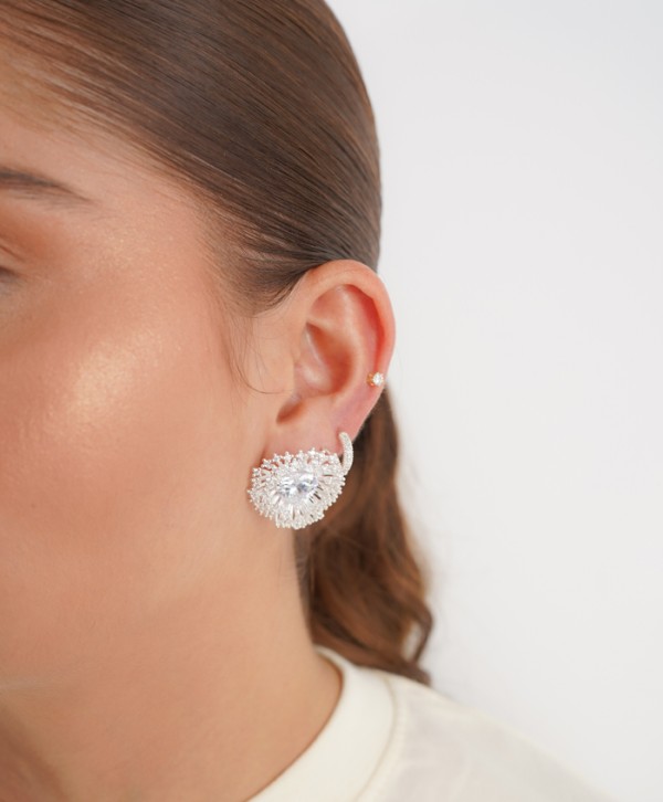 Aretes corazón supremo