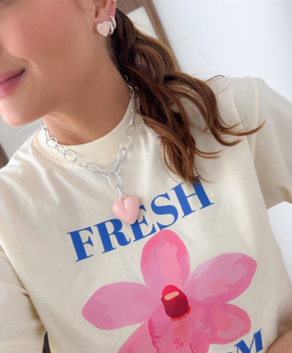 Collar link pink