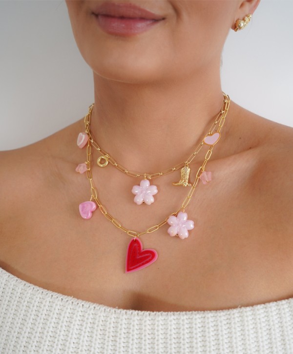 Collar wild pink
