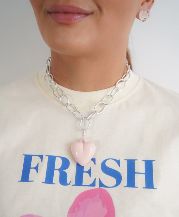 Collar link pink