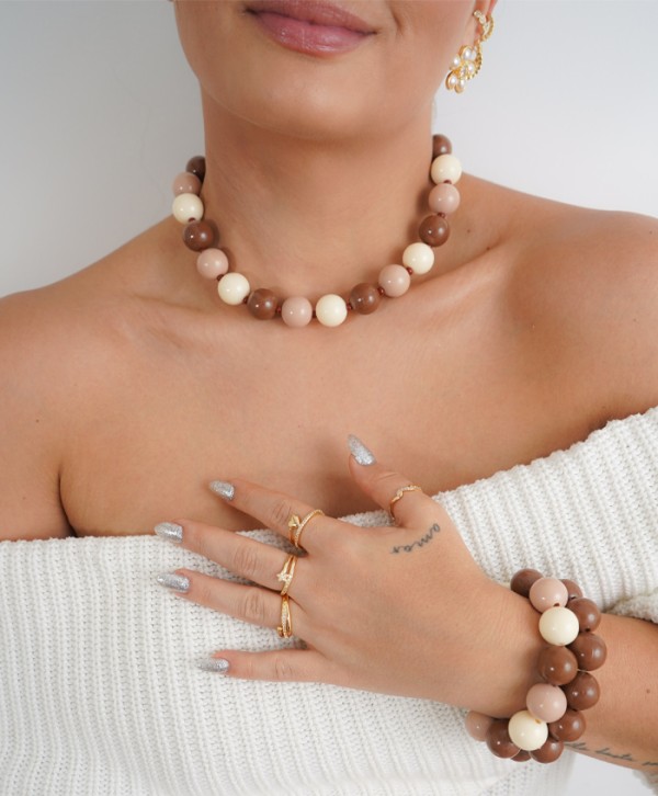 Pulsera maxi bolas