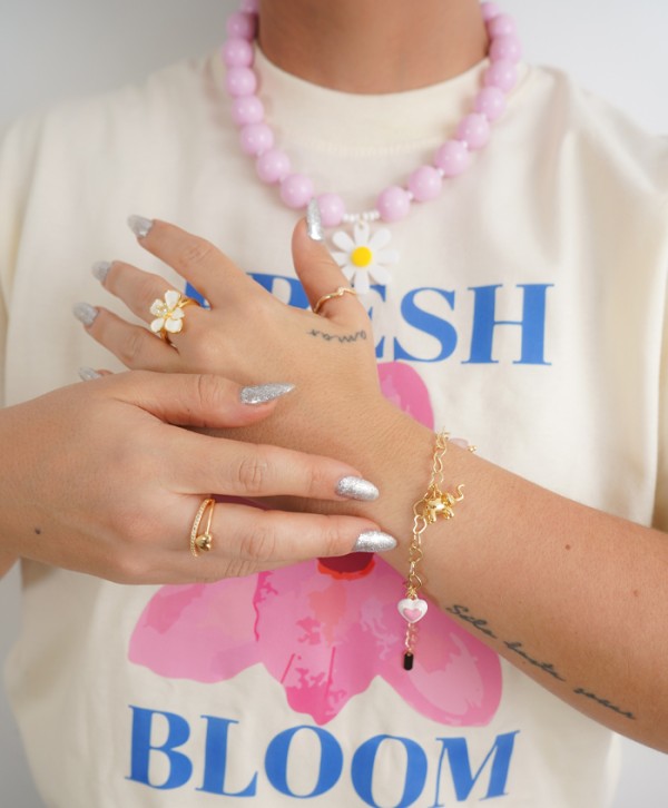 Pulsera pink elephant