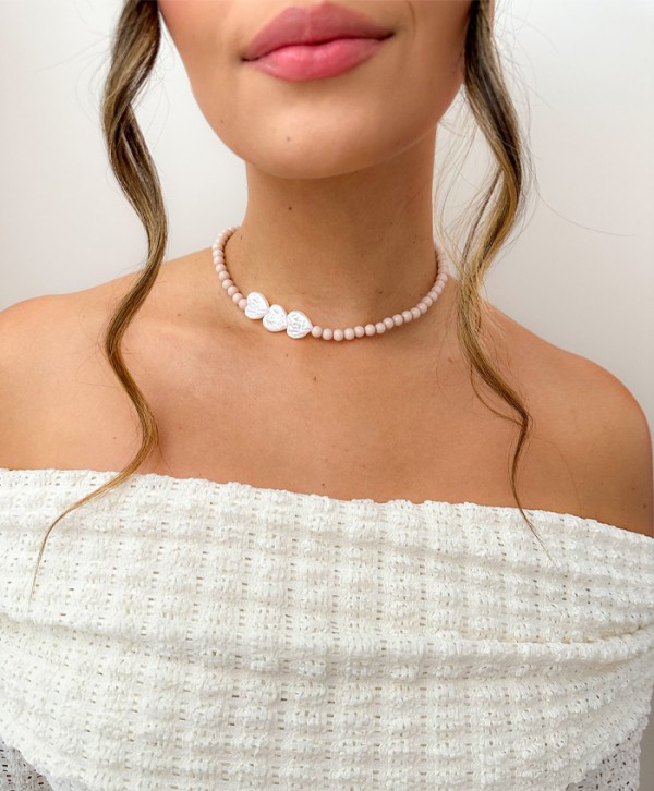 Choker ivory amour