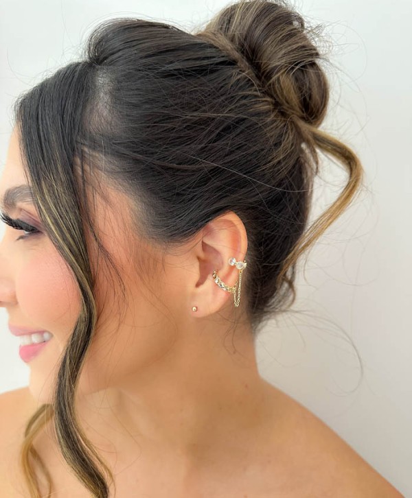 Set aretes y earcuffs Nori