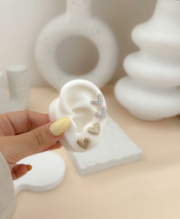 Aretes doble amor