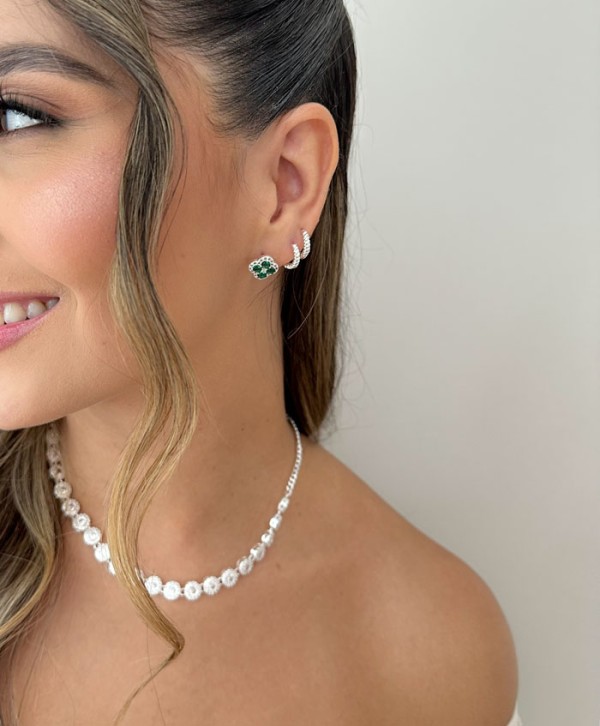 Aretes clover shine