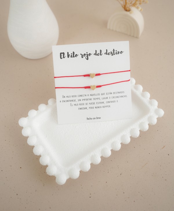 Pulsera el hilo rojo del destino