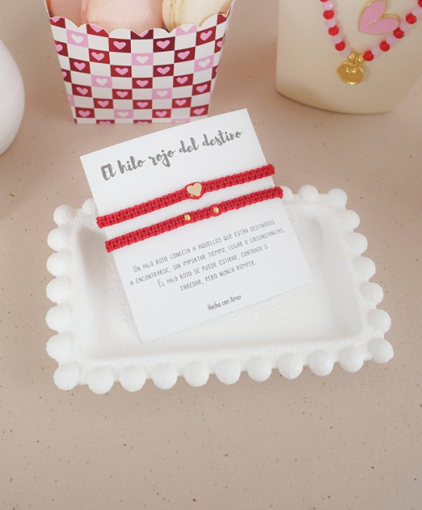 Pulsera el hilo rojo del destino