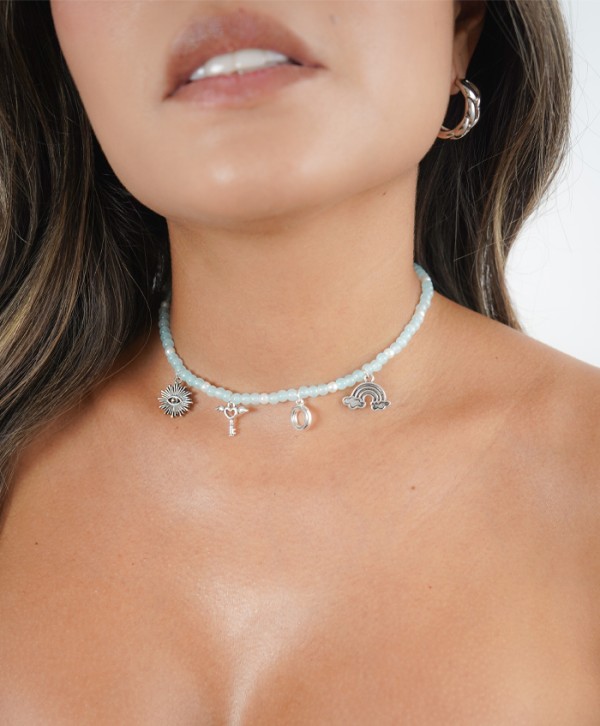 Choker brisa celeste