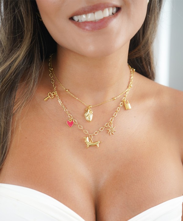 Cadena corazón anatómico