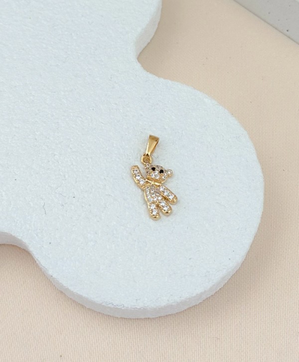 Bear cubic zirconia pendant