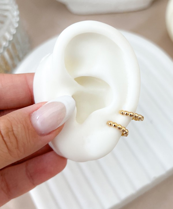 Balinese earrings medium