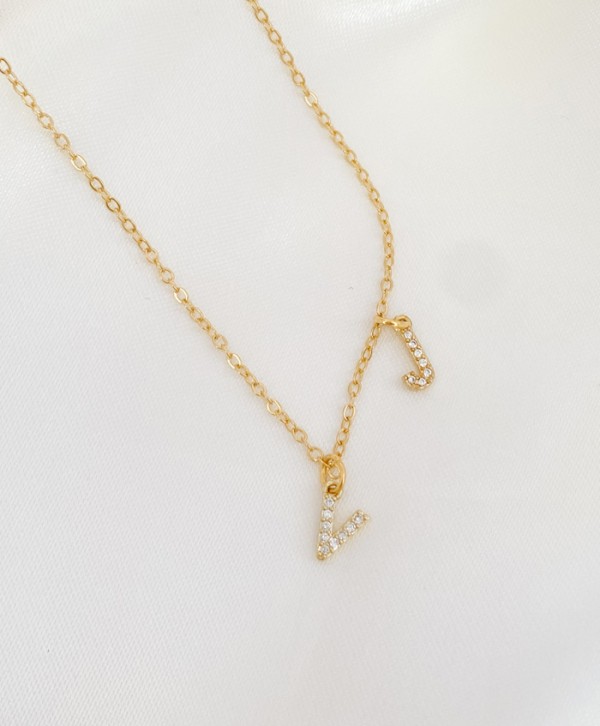 2 letter necklace