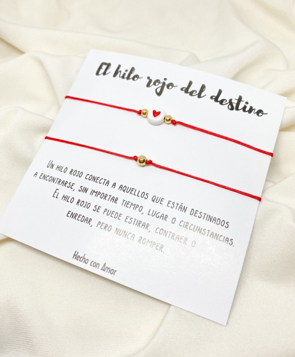 Bracelet the red thread of destiny
