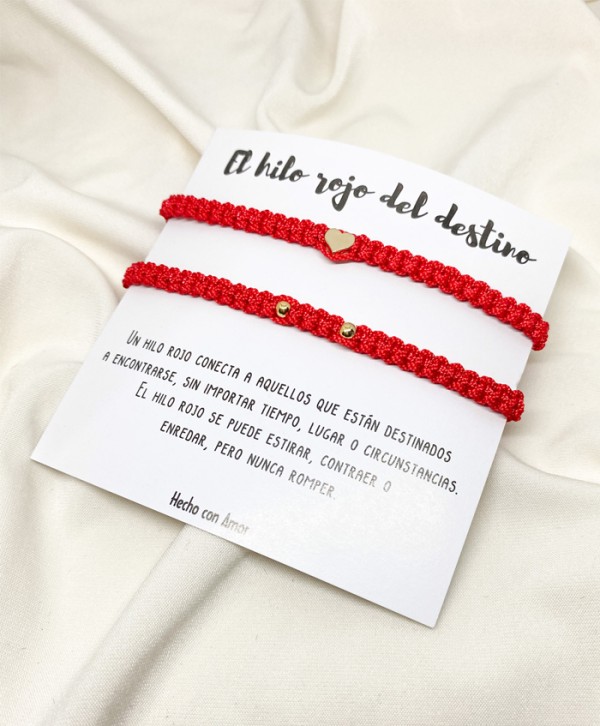 Bracelet the red thread of destiny